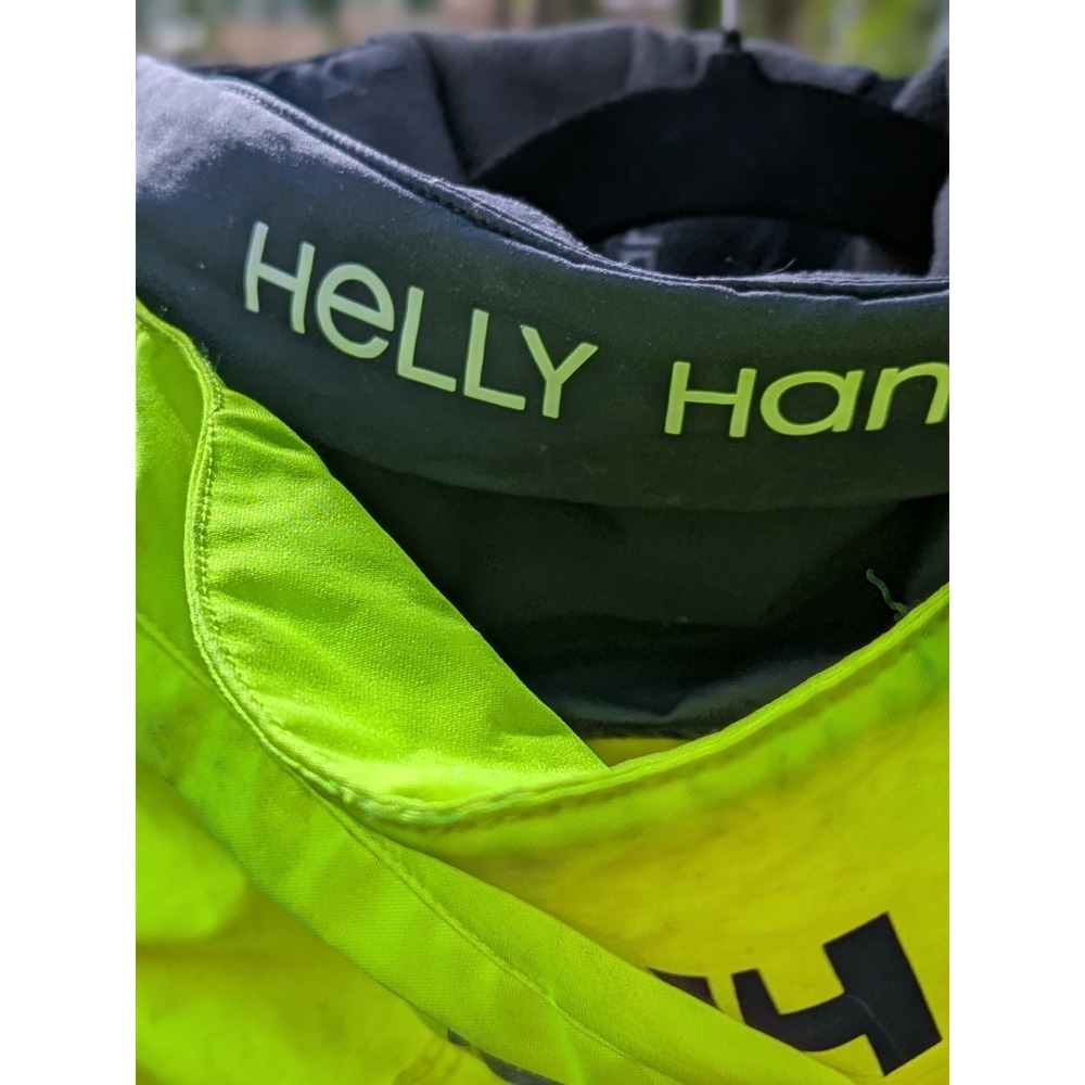 Helly Hansen Sailing Jacket Womens Black Pink Neon SOLAS Hi-Vis Rain Boat 30293 - Picture 12 of 16